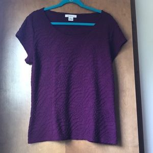 Liz Claiborne Purple Top
